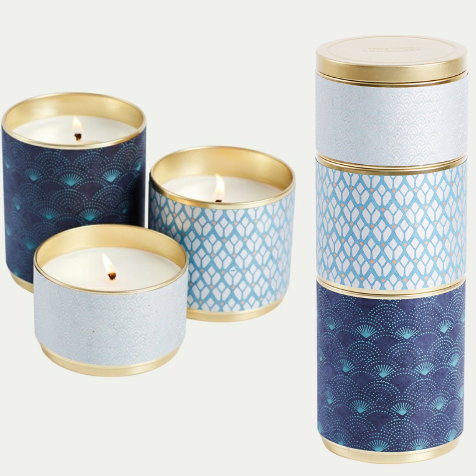 Round Stacking Candles (3)